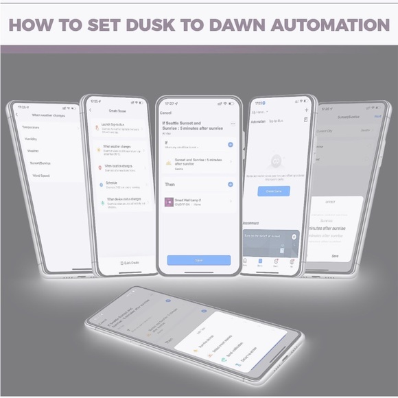 Smart Wall Light - Outdoor Wall Light Compatible with Alexa, Google Assistant - Picture 6 of 7